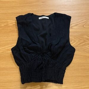 Abercrombie & Fitch Black Crop Top Size S NWOT